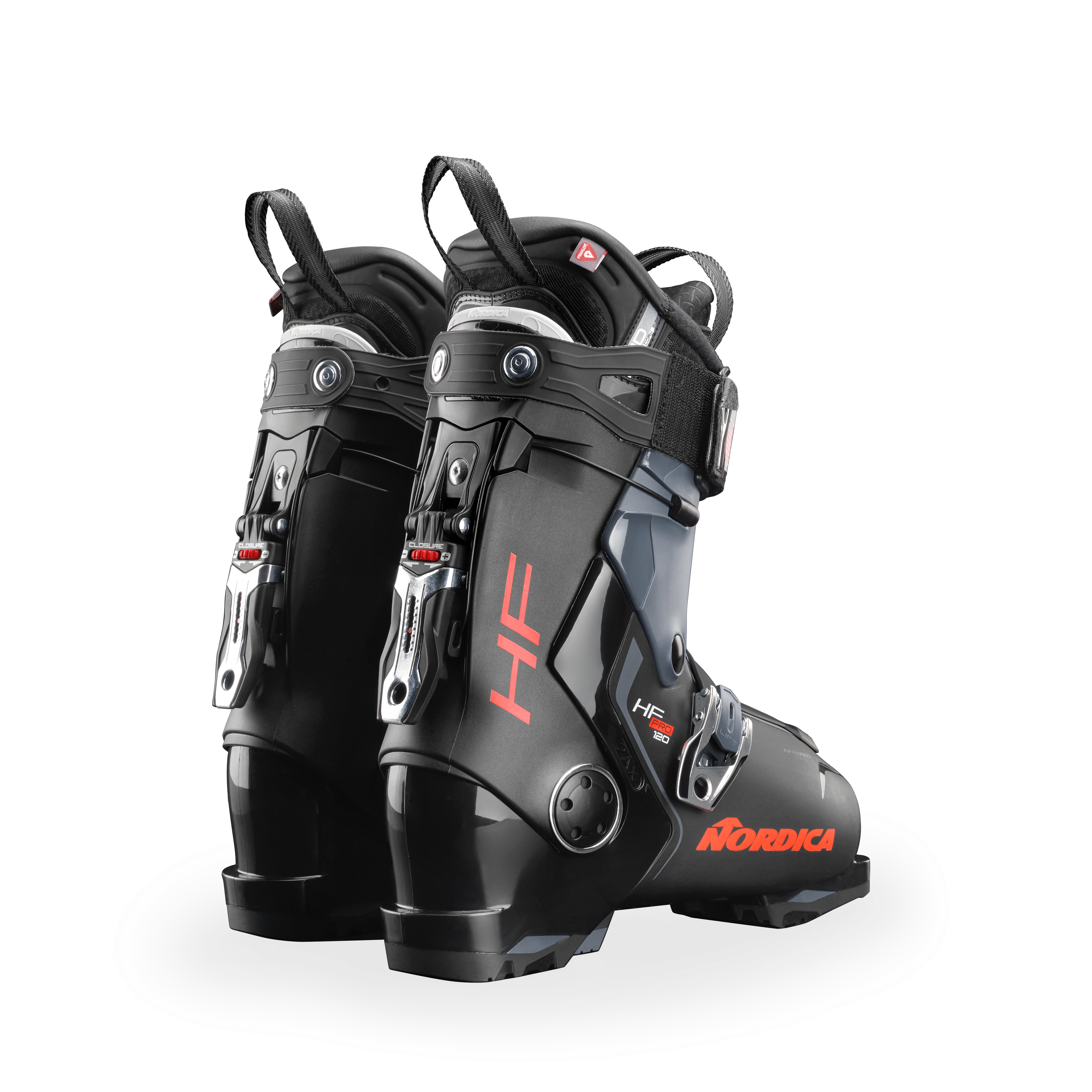 Nordica HF Pro 120 Ski Boot Mens Black/Red 28.5 (050K0600) 並行輸入品 