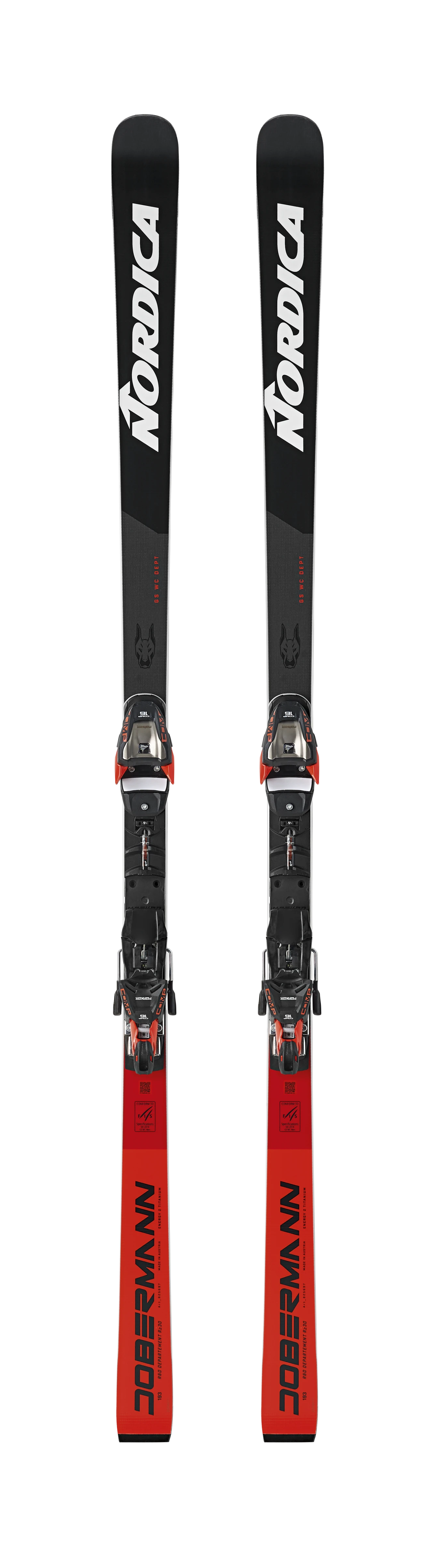 ノルディカ ドーベルマン GS WC 188 NORDICA Doberman Dobermann GS WC Dept + EDT Plate - 2025/26 - Nordica - Skis